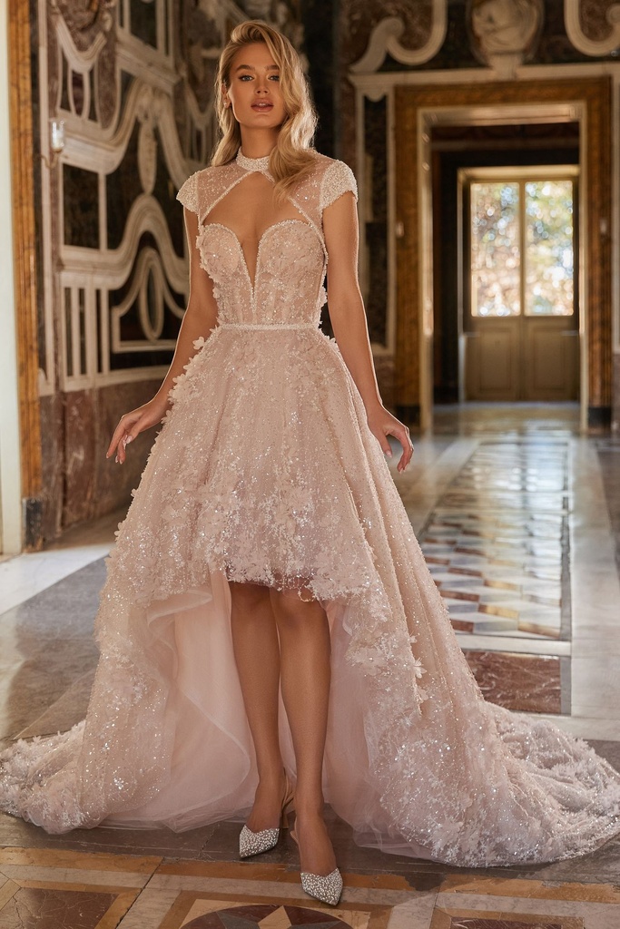 8056 handmade lace skirt