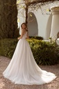 8009 princess glitter tulle skirt (ivory, 34eu 38it 2us 6uk)